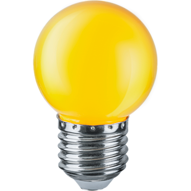 Лампа 1,0 LED E27 G45 шар желтый Navigator