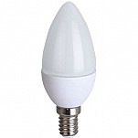 Лампа 7,0 LED Е14 свеча композит 4000К холод.свет Ecola
