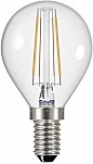 Лампа 7,0 LED Е14 FL 2700K шар прозр тепл General