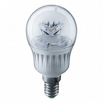 Лампа 7,0 LED Е14 шар прозр G45 2700К 