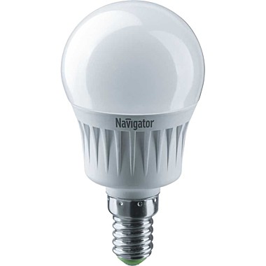 Лампа 7,0 LED Е14 шар матов,G45 2700К Navigator