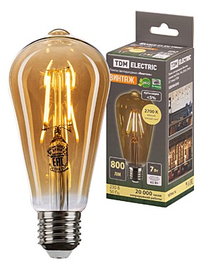 Лампа 7,0 LED Е27 