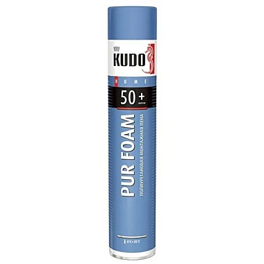 Пена KUDO HOME 50+ ТРУБКА 1000мл всесезонная