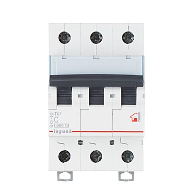L604835 Авт.выкл.LR 3P 16А тип С (Legrand)