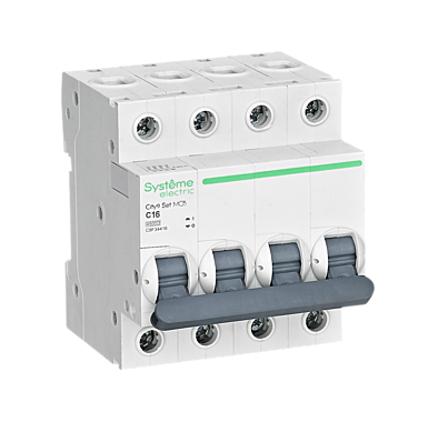 Авт.выкл. 4п. 16А тип С 4,5кА Systeme Electric