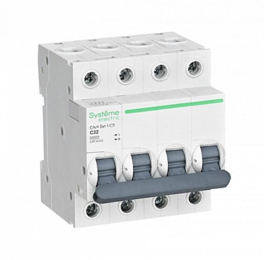 Авт.выкл. 4п. 32А тип С 4,5кА Systeme Electric
