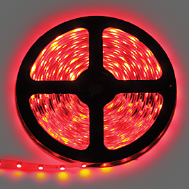 Лента LED 4,8 12В красный IP65 8mm Ecola