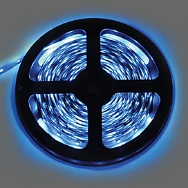 Лента LED 4,8 12В синий IP65 8mm Ecola