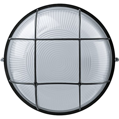 Свет-к круглый 100Вт с реш. черн. Navigator 94 809 NBL-R2-100-E27/BL