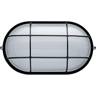 Свет-к овал 100Вт с реш. черн. Navigator 94 814 NBL-O2-100-E27/BL