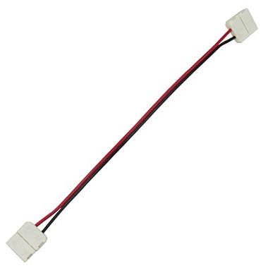 Коннектор 8мм  2х конт. с пр.15см  Ecola
