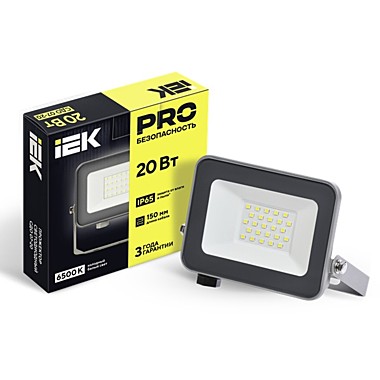 Прожектор 20,0 LED ДО-20Вт 6500К IEK