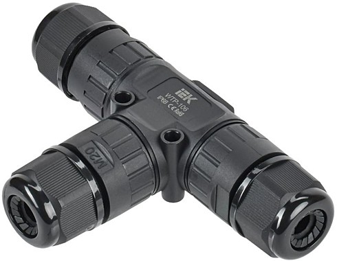 Тройник кабельный(сальник)WTP-106 3 PIN IP68 IEK