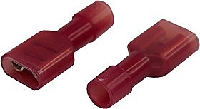 Наконечник плоский РППИгн-6,6мм/0.5-1.5мм КРАСНЫЙ FDNF-1,25-250A REXANT