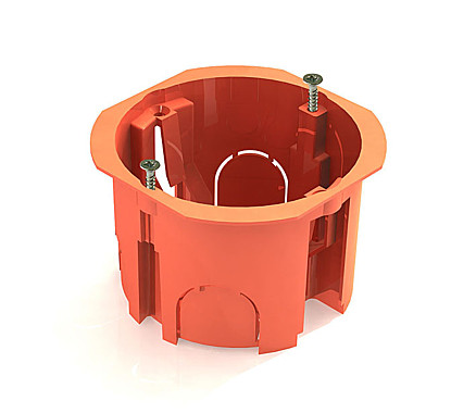 Коробка ГСК уст. для бл.65х45 GE40006/GRINNEL оранжевая