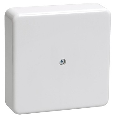 Коробка ОУ КРК  75*75*20 белая с клем