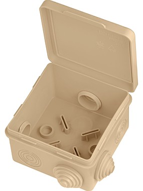 Коробка распаячная ОП 80х80х50 сосна IP54 TDM