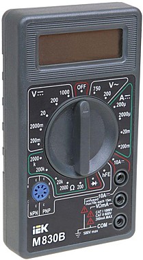 Мультиметр цифров.Universal М830 (IEK)