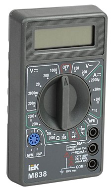 Мультиметр цифровой Universal М838 (IEK)