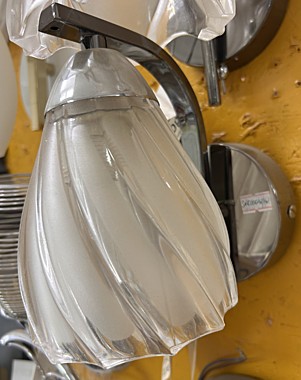 Бра 1хЕ27 60W хром+черный А10-000-48/1W